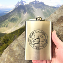 Load image into Gallery viewer, 8oz Houston We Have a Drinking Problem Stainless Steel Flask