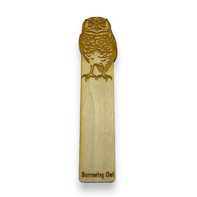 Bookmark - Burrowing Owl - Birch wood