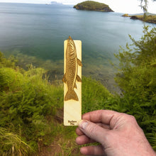 Load image into Gallery viewer, Bookmark - Northern Pike Fish - Birch wood
