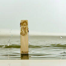 Load image into Gallery viewer, Bookmark - Mermaid - Birch wood