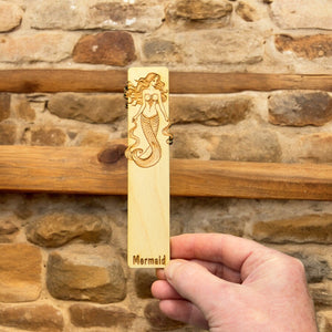 Bookmark - Mermaid - Birch wood