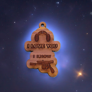 CEDAR I Love you I Know Ornament