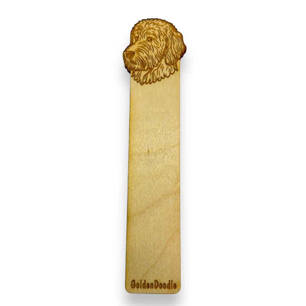 Bookmark - Goldendoodle - Birch wood