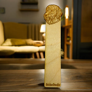 Bookmark - Goldendoodle - Birch wood