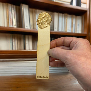 Bookmark - Goldendoodle - Birch wood