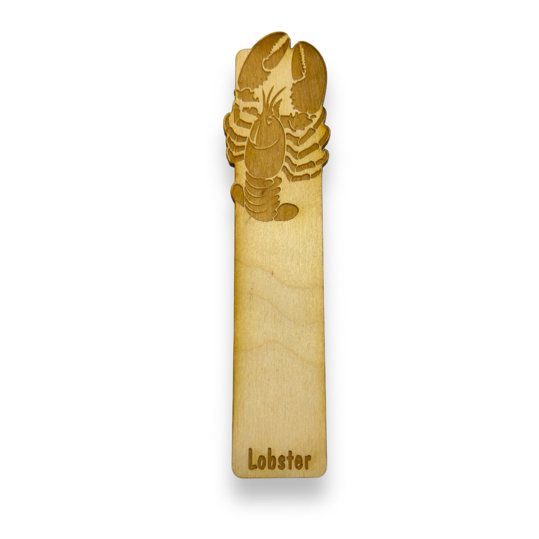 Bookmark - Lobster - Birch wood