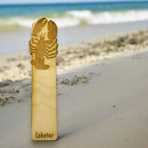 Bookmark - Lobster - Birch wood