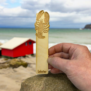 Bookmark - Lobster - Birch wood