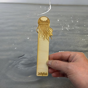 Bookmark - Jellyfish - Birch wood