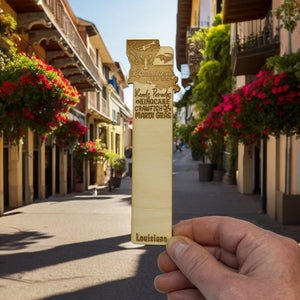 Bookmark - Louisiana Cajun - Birch wood