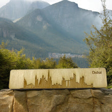 Load image into Gallery viewer, Bookmark - Dubai Skyline - Birch wood