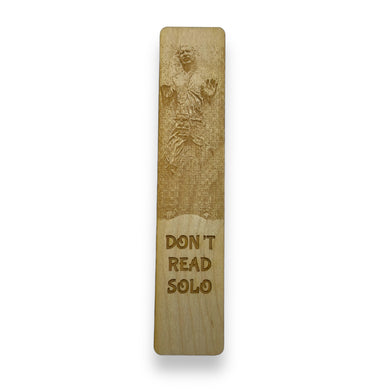 Bookmark - Dont read Solo - Birch wood