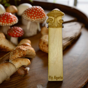 Bookmark - Fly Agaric - Birch wood