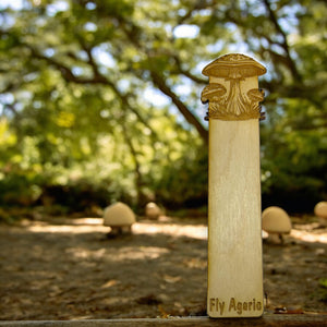 Bookmark - Fly Agaric - Birch wood