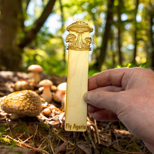 Bookmark - Fly Agaric - Birch wood