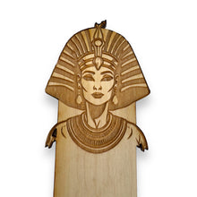 Load image into Gallery viewer, Bookmark - PERSONALIZED Egyptian Queen - Birch wood