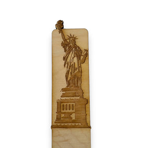 Bookmark - Statue Of Liberty - Birch wood