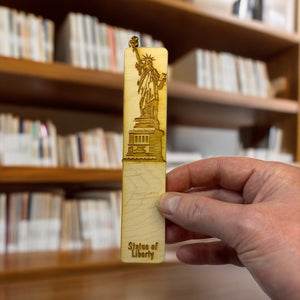 Bookmark - Statue Of Liberty - Birch wood