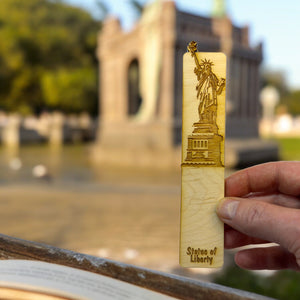 Bookmark - Statue Of Liberty - Birch wood