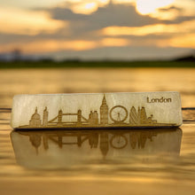 Load image into Gallery viewer, Bookmark - London Skyline - Birch wood