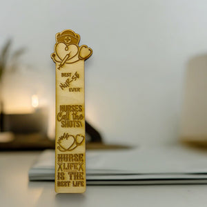 Bookmark - Best Nurse Ever - Birch wood