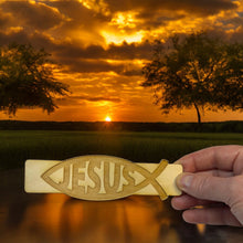 Load image into Gallery viewer, Bookmark - Jesus Fish - Birch wood