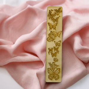 Bookmark - Butterfly Party - Birch wood