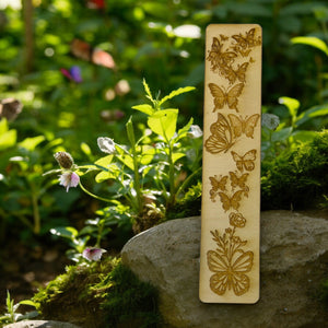 Bookmark - Butterfly Party - Birch wood