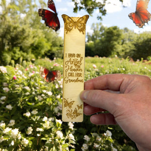 Bookmark - I have an angel in heaven I call her Grandma - Birch wood