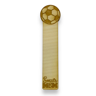 Bookmark - Soccer Mom - Birch wood