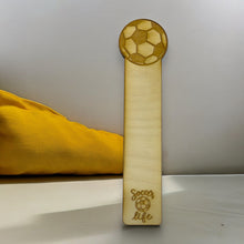 Load image into Gallery viewer, Bookmark - Soccer Life - Birch wood