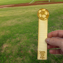 Load image into Gallery viewer, Bookmark - Soccer Life - Birch wood