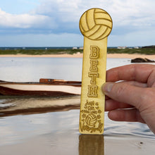 Load image into Gallery viewer, Bookmark - PERSONALIZED Just a girl who loves volleyball - Birch wood