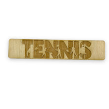 Load image into Gallery viewer, Bookmark - Tennis - Birch wood