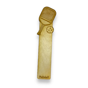 Bookmark - Pickleball - Birch wood