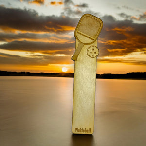 Bookmark - Pickleball - Birch wood