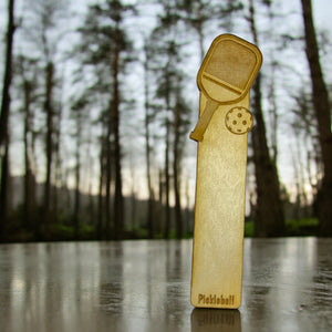 Bookmark - Pickleball - Birch wood