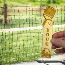 Load image into Gallery viewer, Bookmark - PERSONALIZED Pickleball Uncle - Birch wood