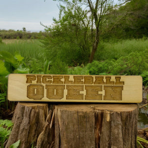 Bookmark - Pickleball Queen - Birch wood