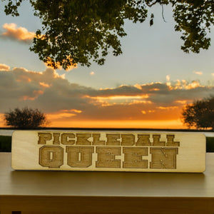 Bookmark - Pickleball Queen - Birch wood