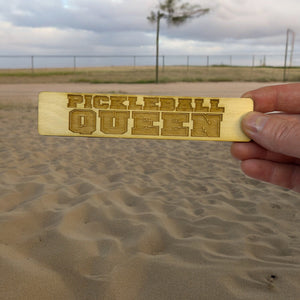 Bookmark - Pickleball Queen - Birch wood