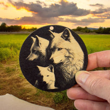 Load image into Gallery viewer, Ornament - Black - Wolf Pack