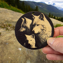 Load image into Gallery viewer, Ornament - Black - Wolf Pack