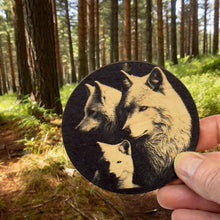 Load image into Gallery viewer, Ornament - Black - Wolf Pack