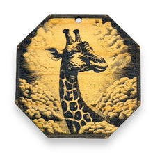 Load image into Gallery viewer, Ornament - Black - Giraffe Detailed