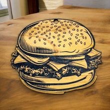 Load image into Gallery viewer, Ornament - Black - Hamburger