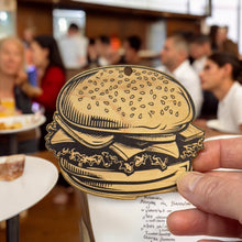 Load image into Gallery viewer, Ornament - Black - Hamburger