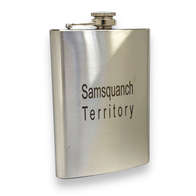 8oz Samsquanch Territory Stainless Steel Flask