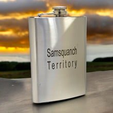 Load image into Gallery viewer, 8oz Samsquanch Territory Stainless Steel Flask