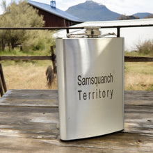 Load image into Gallery viewer, 8oz Samsquanch Territory Stainless Steel Flask